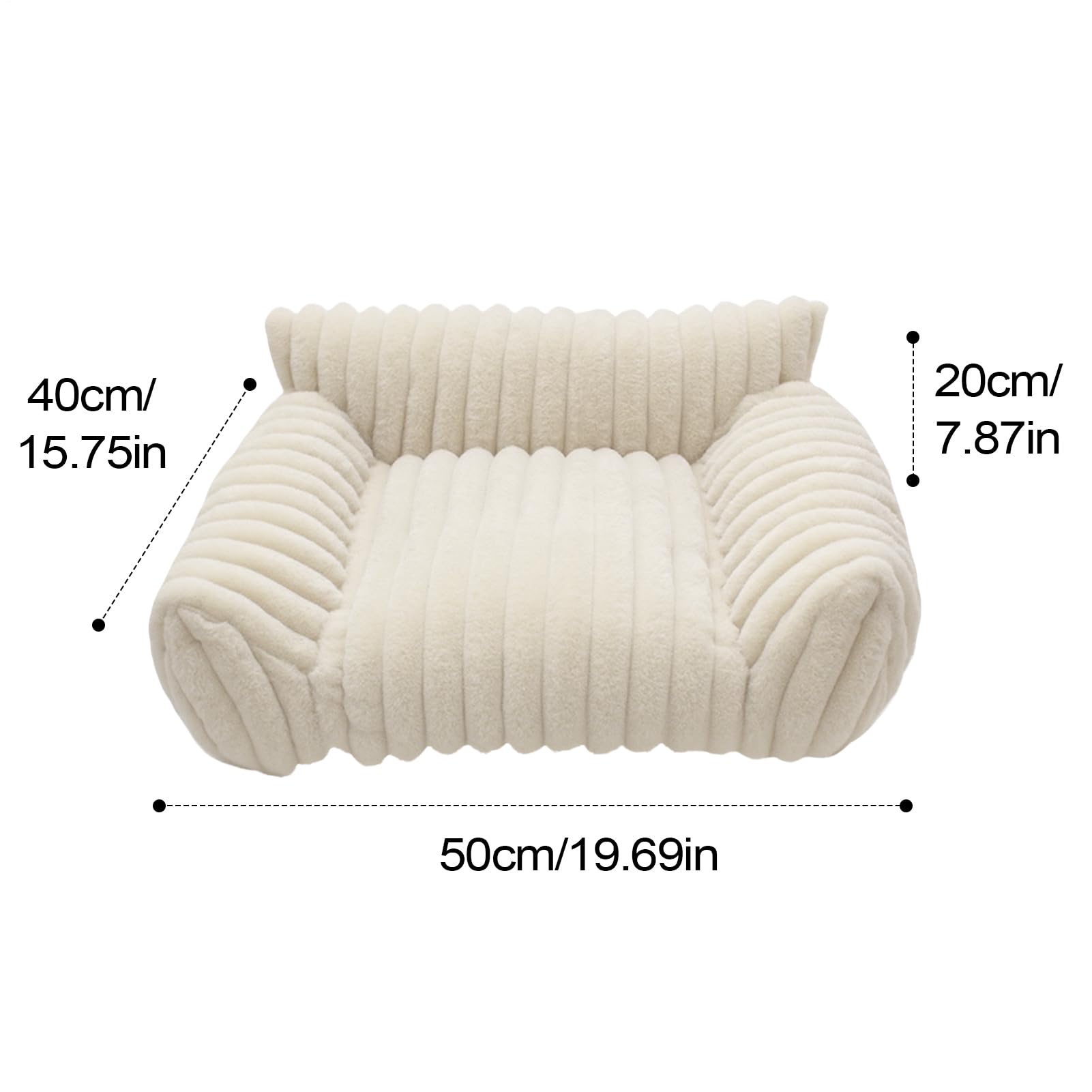 Sofá para Gatos | Sofá para Mascotas De Interior,Cómodo Cama Elevado para Gatos y Perros para Coche Dormitorio Apartamento Viaje Patio