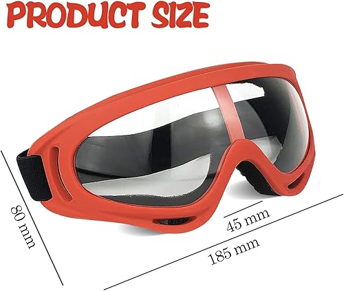 Miniatura 3 de Surper Paquete de 2 gafas protectorasgafas de seguridadgafas de motocicleta con pañuelos, compatibles con Nerf Game Battle para niños