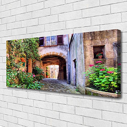 Tableau déco mural moderne architecture 125x50cm pour habiller un mur