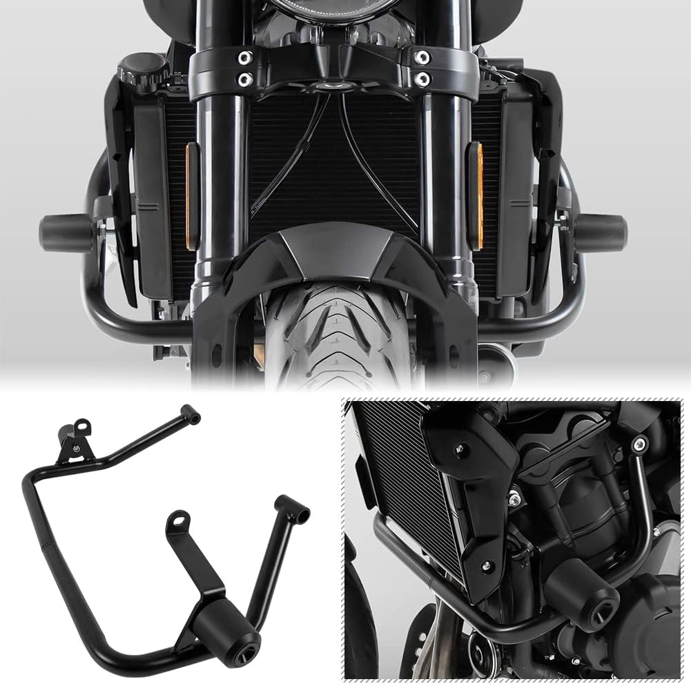 Motorcycle Steel Front Engine Guard Bumper Crash Bar Fit for Trident 660 2021 2022 2023 Body Frame Side Protector Frame Slider Falling Protection