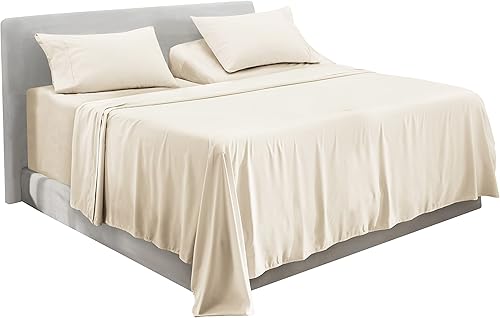 Miniatura 51 de Hearth & Harbor Sábanas tamaño individual con bolsillos extra profundos – Juego de sábanas de lujo de 3 piezas para colchones de hasta 24 pulgadas
