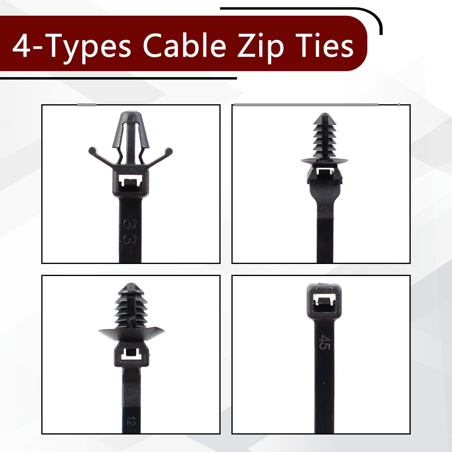 Zip Types Normal Types Of Zip Ties