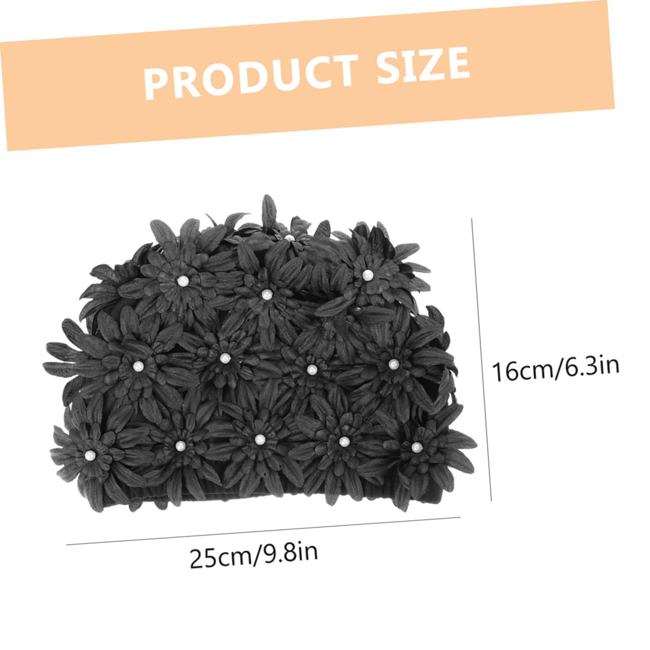 BESTonZON Gorro De Natación para Mujer con Floral Protección del Cabello Gorro Elástico para Piscina para Pelo Accesorio De Natación Cómodo Y Portátil