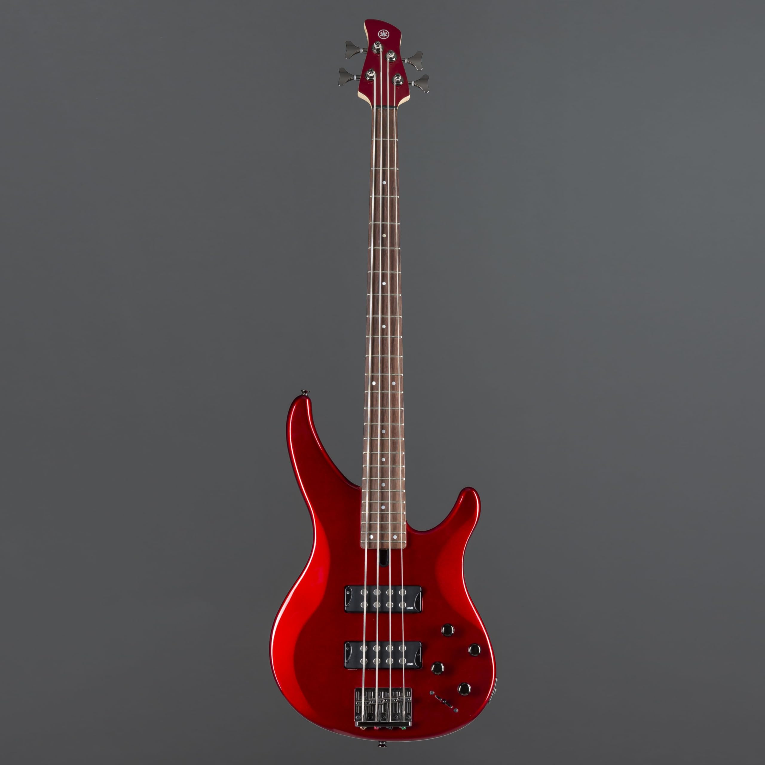 Yamaha TRBX304 CAR - Bajo eléctrico de 4 cuerdas, color rojo manzana caramelo