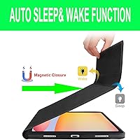 Vista 6 de Funda para teclado para Samsung Galaxy Tab S6 Lite de 10.4 pulgadas 2024 2022/2020 SM-P610/P613/P615/P619, funda para teclado Bluetooth inalámbrico