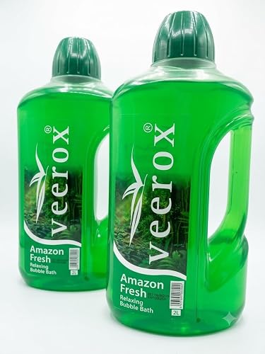 Veerox Amazon Fresh Relaxing Bubble Bath 2-Pack, 2L Each