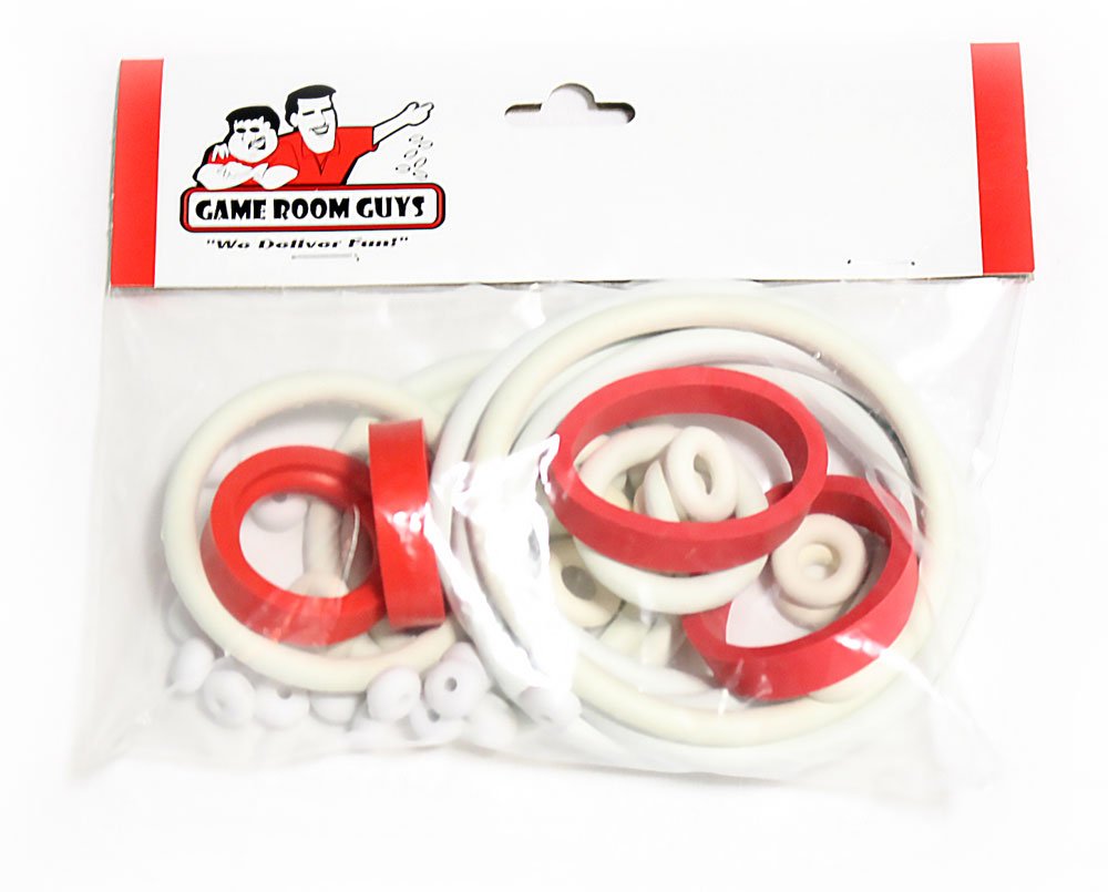 Game Room Guys Gottlieb Rock Encore Pinball White Rubber Ring Kit