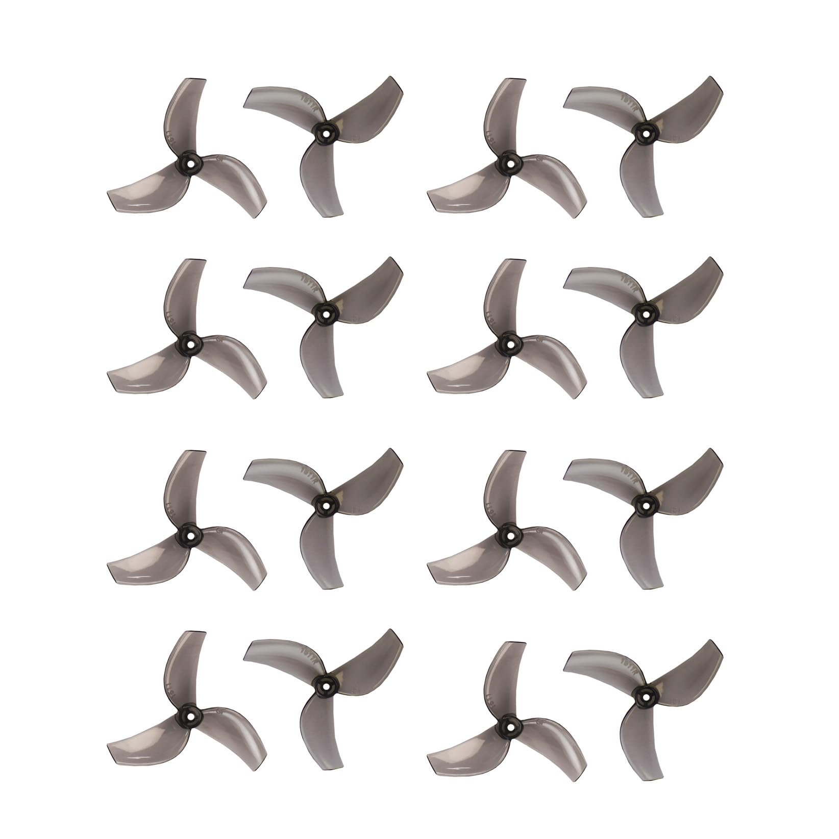 Gemfan 40mm 1611 3-Blade PC Propeller 1mm for RC FPV Freestyle Tinywhoop Drones DIY Parts (1mm)