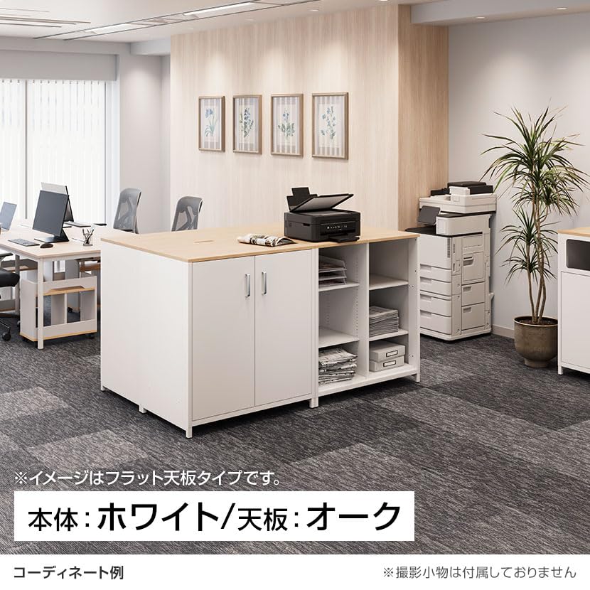 Amazon.co.jp: オフィスコム 法人様向け ゴミ箱収納カウンター OC