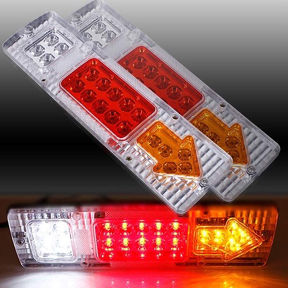 Buy YSHtanj Tail Lights Tail Light 2Pcs 12V 19 LED Rear Tail Stop