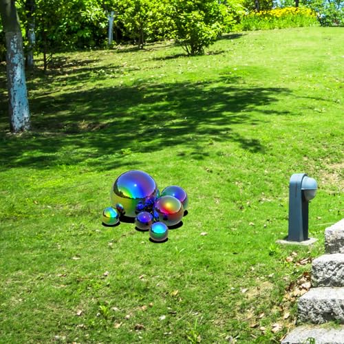 Esferas reflectantes Alipis: solucione la falta de luz en su jardín con estilo elegante 8
