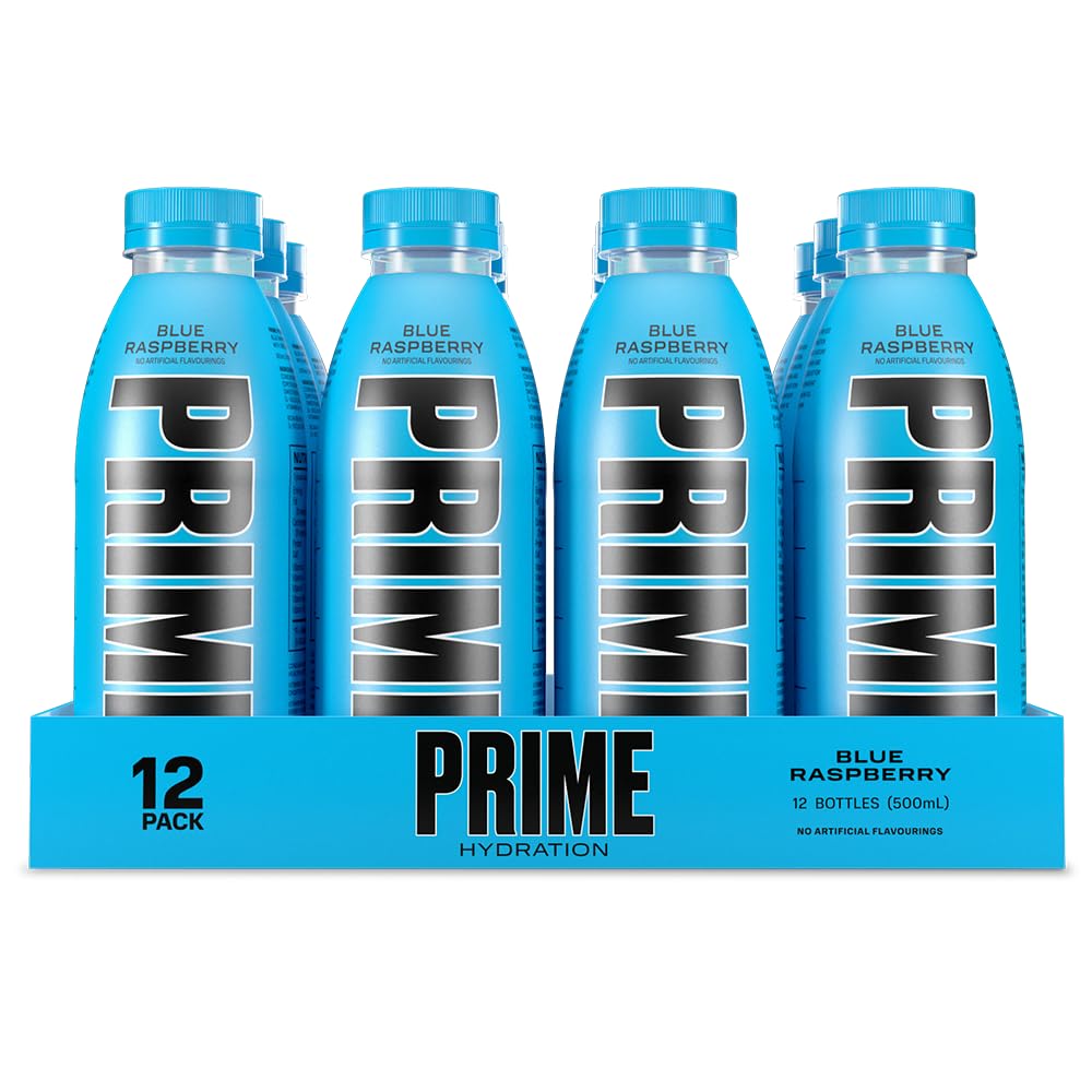 Prime Hydration Blue Raspberry, 12 x 500ml