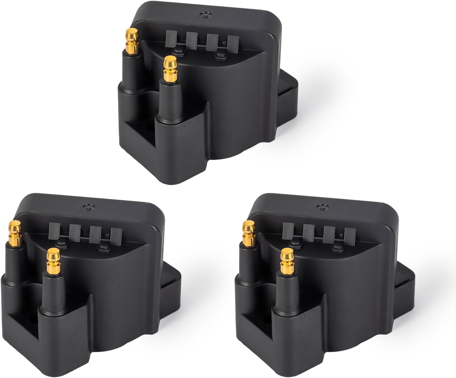 ENA Set of 3 Ignition Coil Pack Compatible with Buick Cadillac Chevy Oldsmobile Pontiac Malibu Passport Allure Camaro Impala 88 98 Bonneville Grand Prix Firebird 3.8L V6 Replace# C849 DR39 5C1058 D555