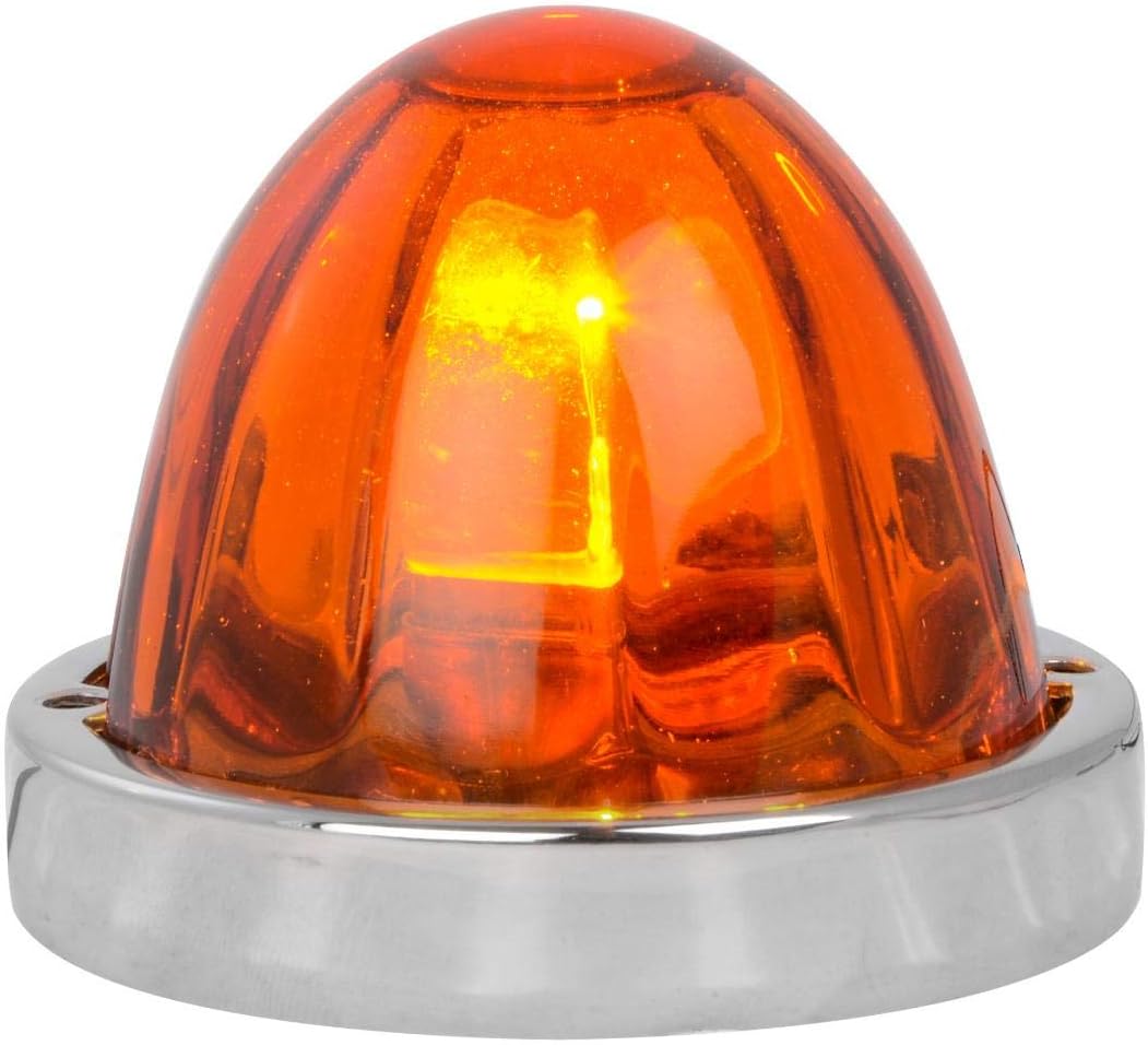 Grand General 79750 Light (Dark Amber Watermelon Glass Flush Mount Kit-1 Wire), 1 Pack