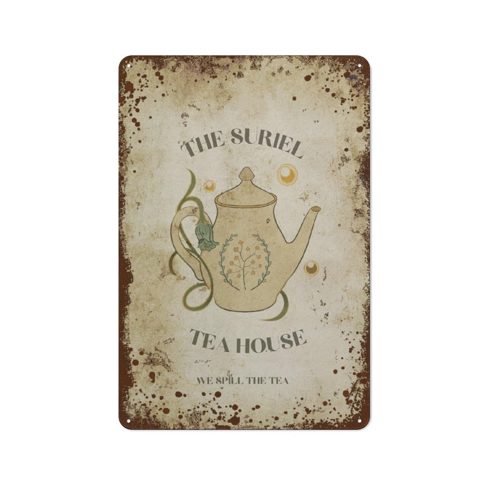 Kwqdozf Style-11 8X12 Inch The Suriel, The House, We Spill The Tea 8X12 In