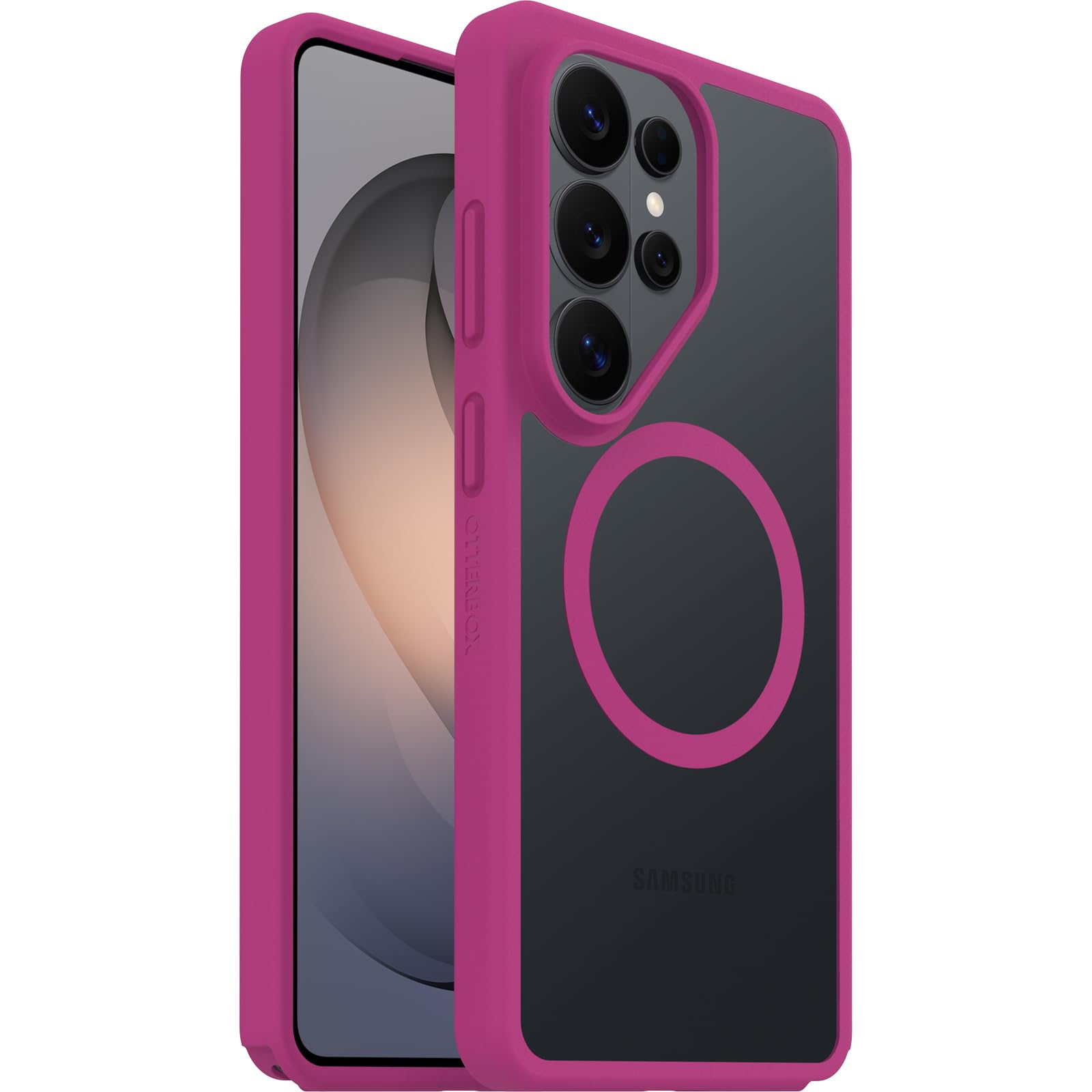 OtterBox React Magneten Hülle für Samsung Galaxy S26 Ultra,Transparent/Rosa