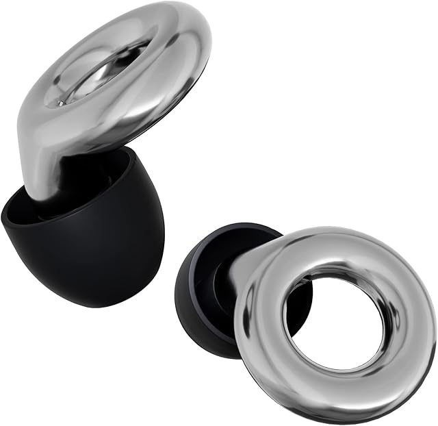Loop Experience High Fidelity Ear Plugs  for Noise Reduction, Concerts, Work, Musicians, Motorcycles and Noise Sensitivity  Silicone Ear Tips in XS, S, M, L  18dB Noise Cancelling - Silver