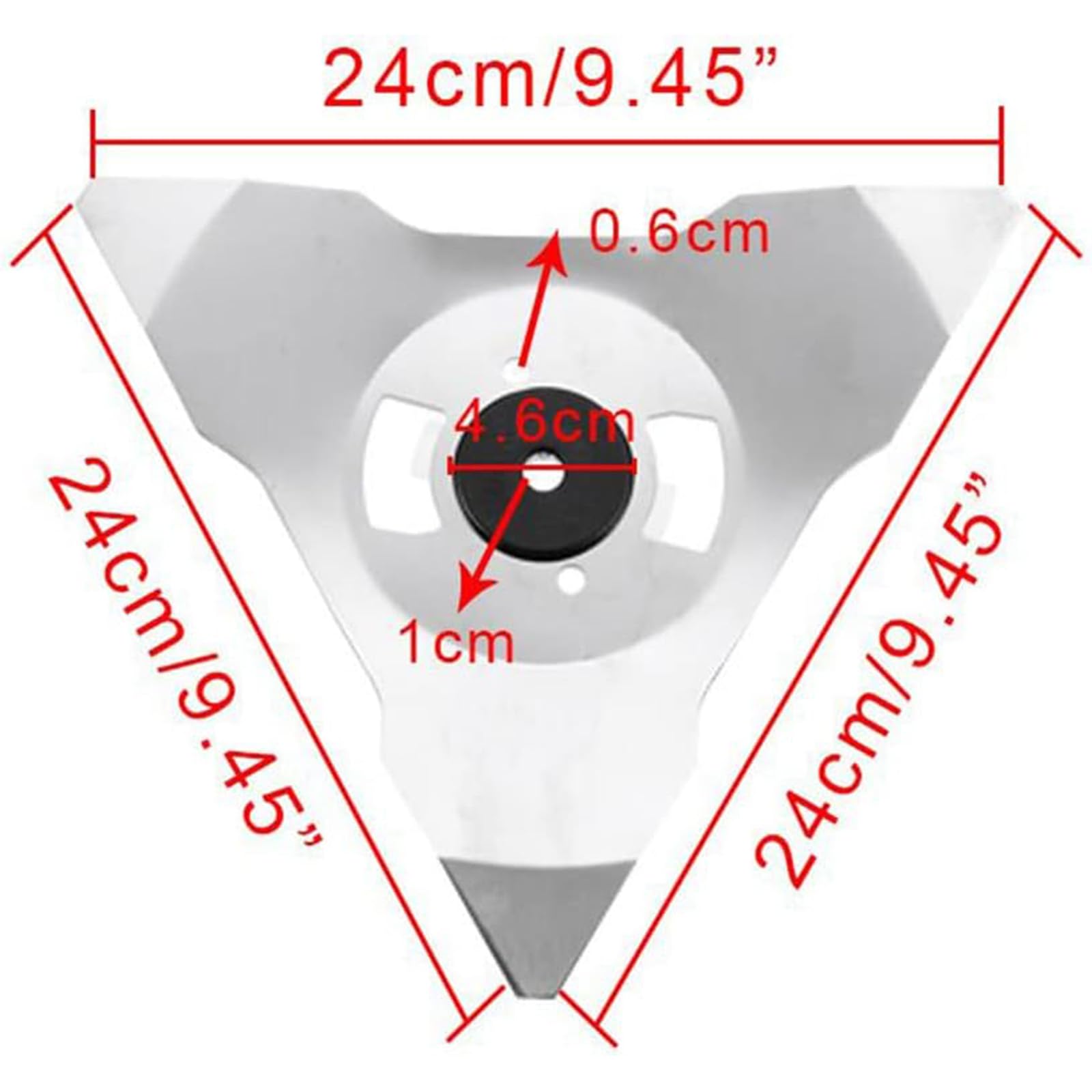 Cuchilla de acero con cabezal cortador de césped, cuchillas de repuesto para robots de cortacésped, modelos de robot de césped para Robomow RC MS Series (2 piezas)