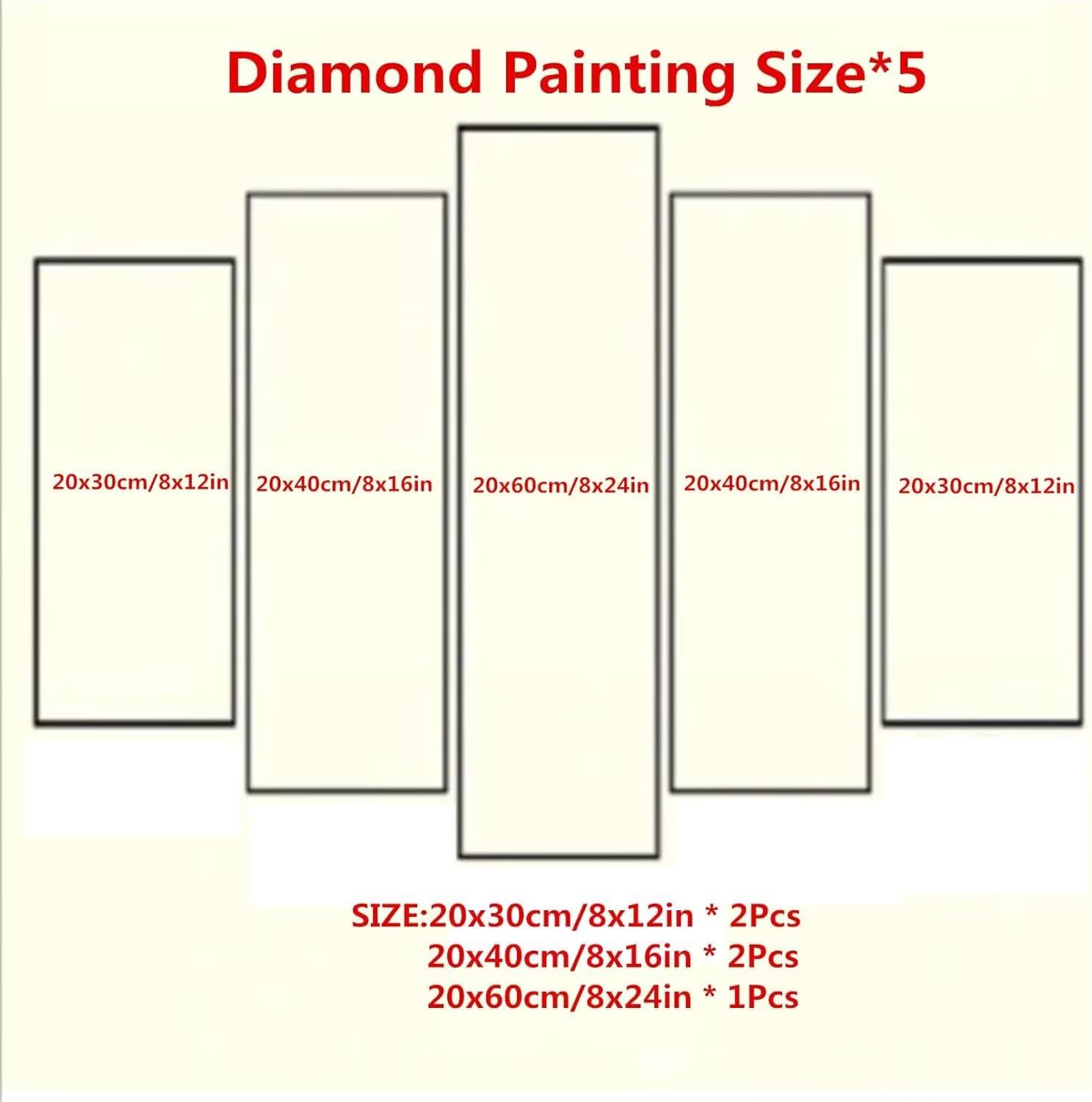 5 sztuk malowanie diamentami kolor kwiatowy, zestaw do malowania diamentowego dla dorosłych, DIY diamentowa sztuka kryształowa malarstwo dzieci, diamentowe malowanie zestawy do haftu do domu dekoracje