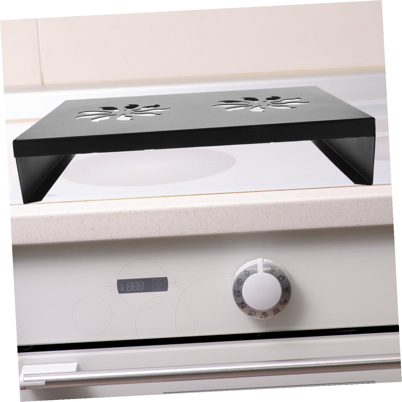 Angoily Supporto al Carbonio Wok Acciaio per Nero in Bruciatore
