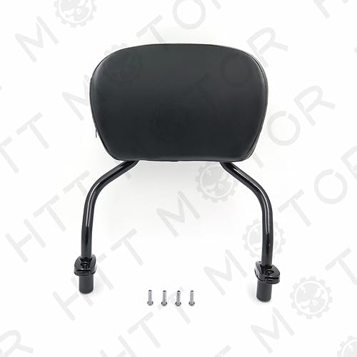 Miniatura 3 de HTTMT MT501-007+P - Respaldo desmontable para barra Sissy compatible con Harley Davidson FLRT Freewheeler 2015-2020