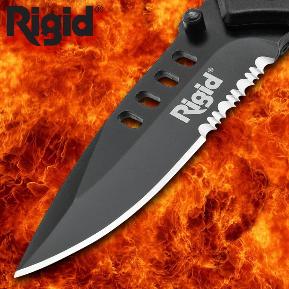 Amazon.com: Rigid Pocket Knife and Fire Starter Survival Set  