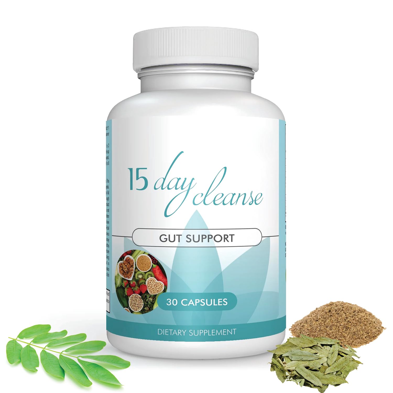 Advanced Colon and Gut Cleanse | Gentle and Effective 15-Day Colons and Guts Cleanse | Enhanced Colons Cleanse with Natural Ingredients |30 Capsules | Made in USA