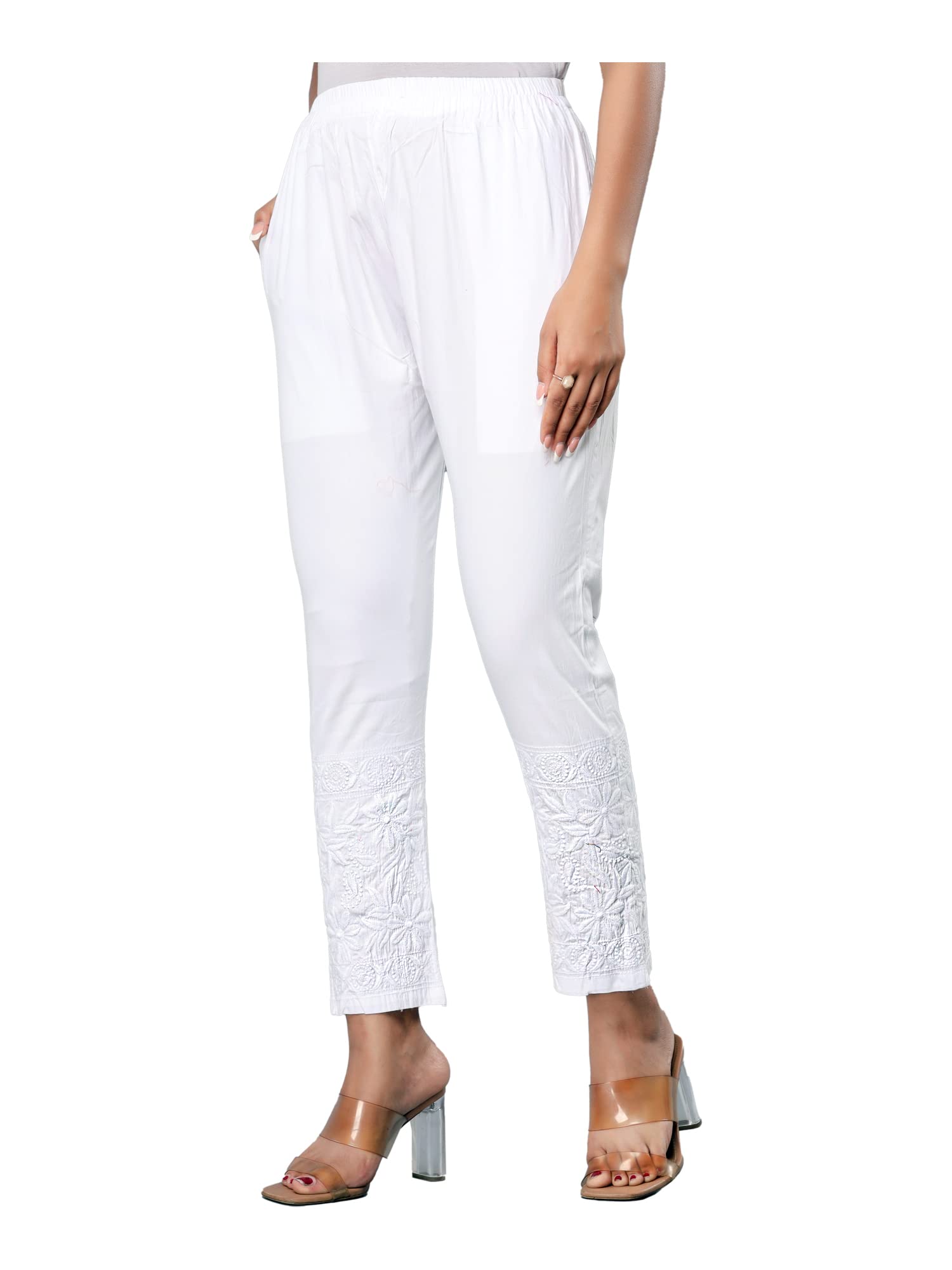 pesas Women's Regular Fit Cotton Blend Formal Trouser-picture-45