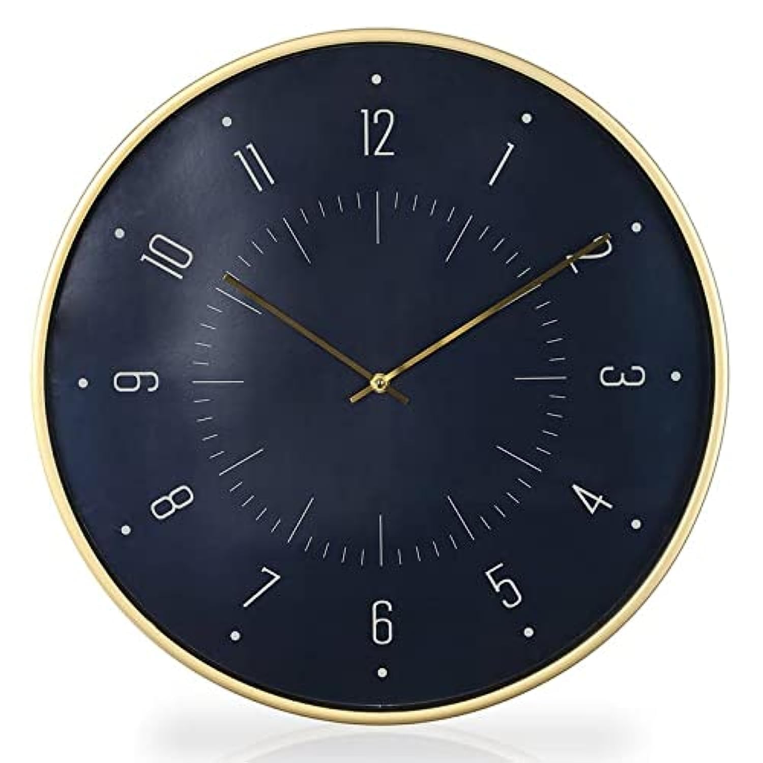 Homes r us Adrian Plastic Wall Clock, Multicolour 50X50cm