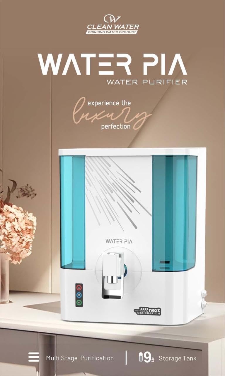 Cruze Water Pia RO + Minerals + TDS Water Purifier – 9 Litres | Next Generation Purification with Mineral Booster | Wall-Mountable & Stylish Design (white green Shade color)-image-21