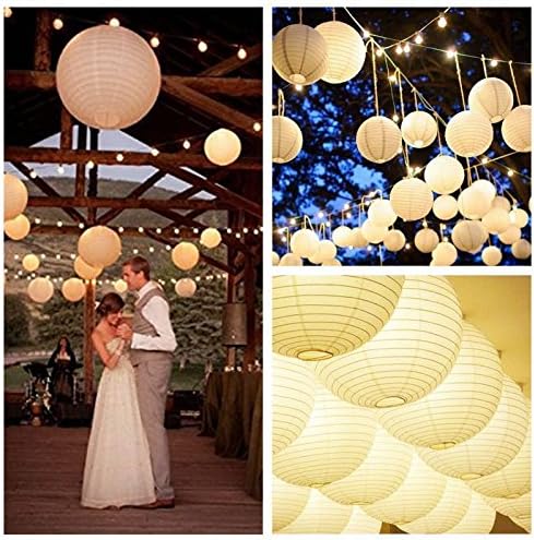 10 Pcs Balloon Lamp Ball Light Party Chinese Balls For Garden Patio Wedding Edding And Birthday Decoration (30 cm)