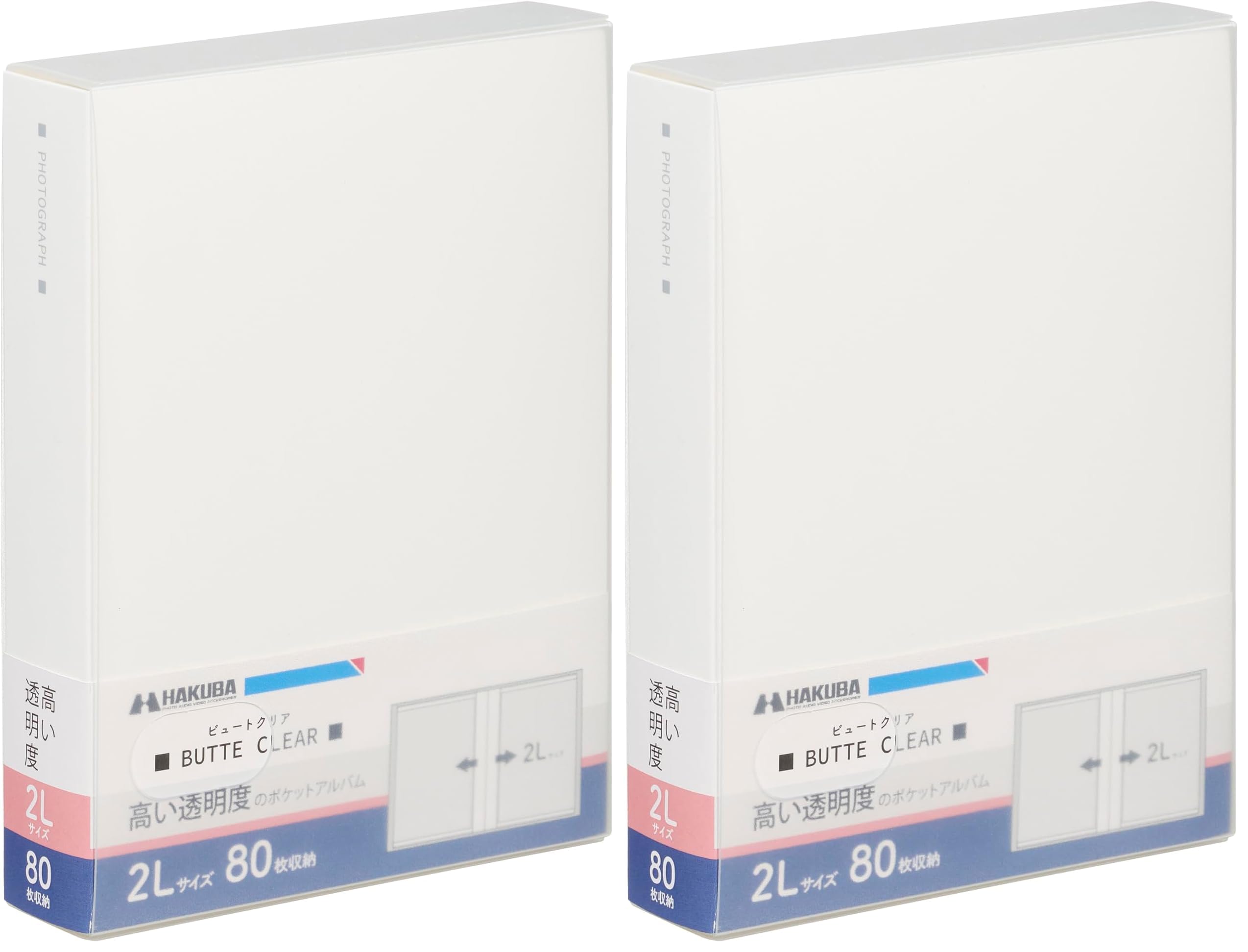 Amazon | ハクバ (HAKUBA) ポケット式 アルバム ビュートクリア [2L