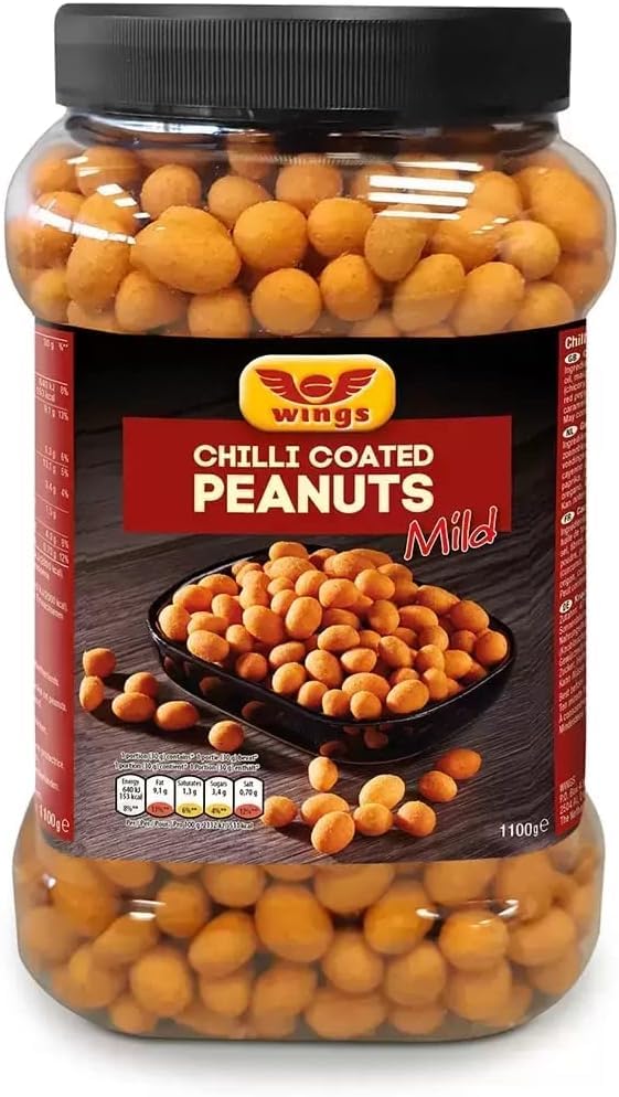 Wings Chilli Coated Peanuts 1.1kg | NAEM
