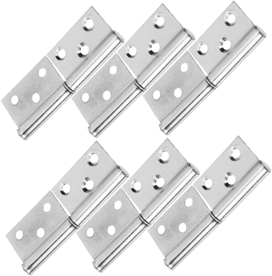 DOITOOL 4sets Heavy Duty Lift Off Hinges Stainless Steel Swing Hinges for Doors Windows 6pcs*4