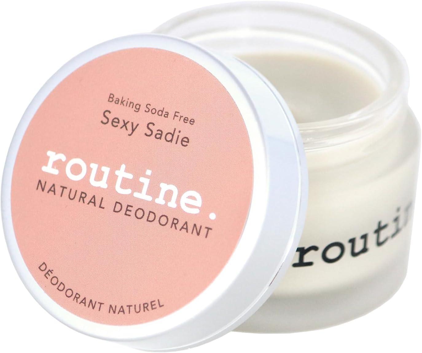 Routine. Natural and Aluminum Free Deodorant (2 Fluid Oz.) for Women and Men | SexySadie No Baking Soda | Ylang Ylang, Sweet Orange, Vanilla & Cinnamon (Cream Jar Formula)