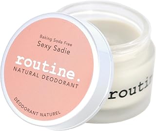 Routine. Natural and Aluminum Free Deodorant (2 Fluid Oz.) for Women and Men | SexySadie No Baking Soda | Ylang Ylang, Sweet Orange, Vanilla & Cinnamon (Cream Jar Formula)
