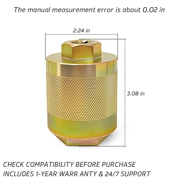 GOLKNHA Front Differential Pinion Nut Tool Compatible with
