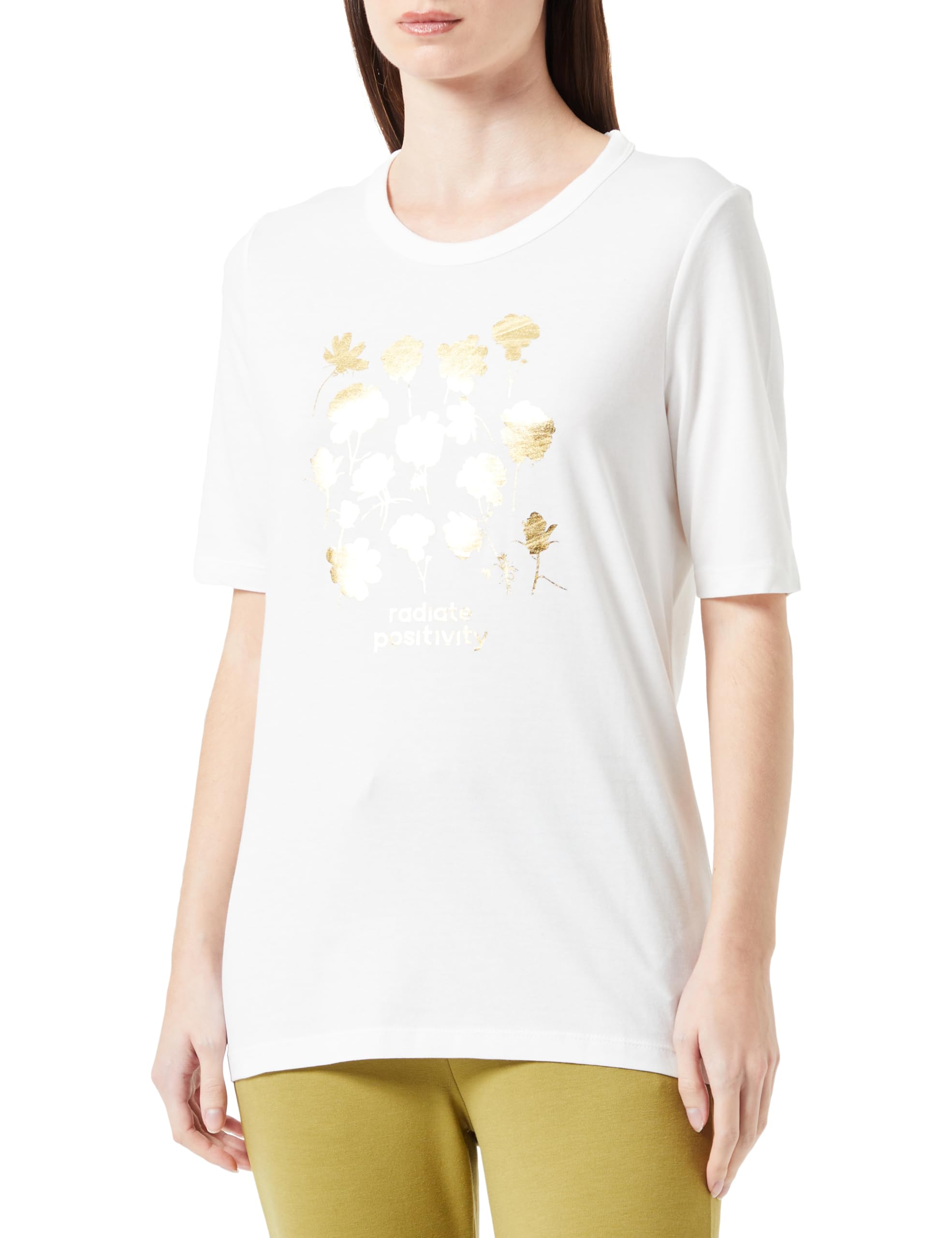 s.Oliver Women's T-Shirt, Ecru 02d0, 8