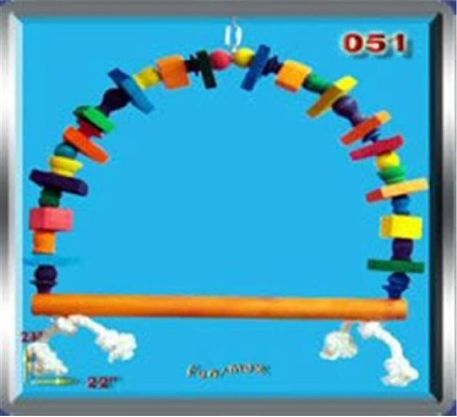 Zoo-Max Blocks Perch, Medium, 12 x 10-Inch