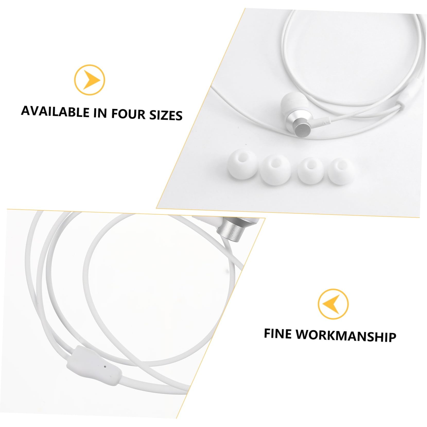 Artibetter 3pezzi Auricolari In-ear Portatili Per Vr Cuffie Compatibili Con Suono Potente e Bassi Migliorati Per Uso Quotidiano e Accessori Per Occhiali Vr