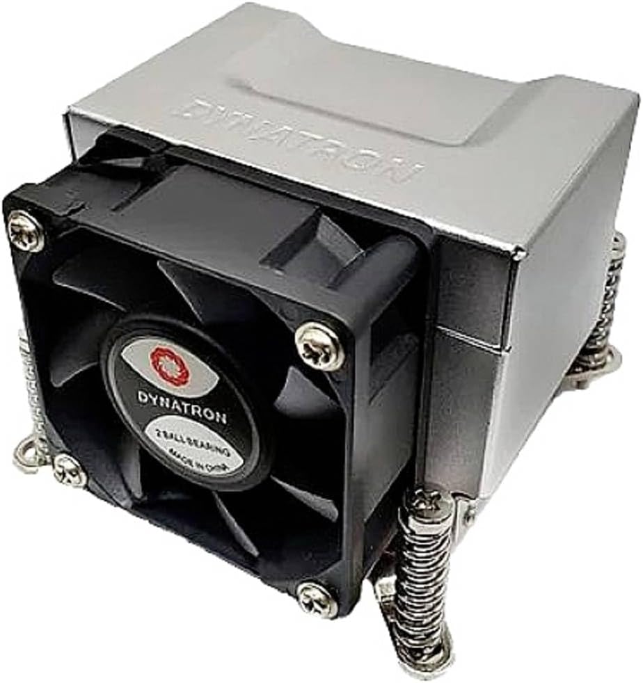 Dynatron Q5 Recommend for Intel Socket LGA1700 Active CPU Cooler for 2U Server and Up, Support Up to 125 Watts CPU Power Heat Dissipation