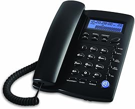 Ornin Y043 Corded Telephone with Speaker, Display, Basic Calculater and Caller ID(Black)