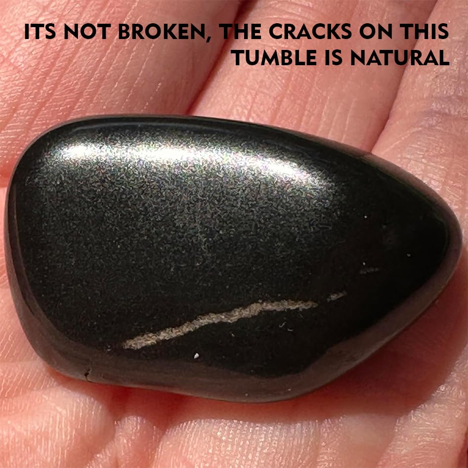 Image of Crystal Black Tourmaline Tumble Stone Pebble Tumbled Gemstone for Reiki Healing Vastu Correction Gravels for Aquarium Home Decor Garden Table 100 Gm