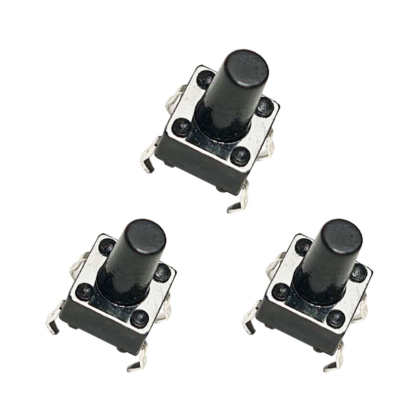 20 Pcs 6x6x9.5mm Tact Switchs 4 Pin