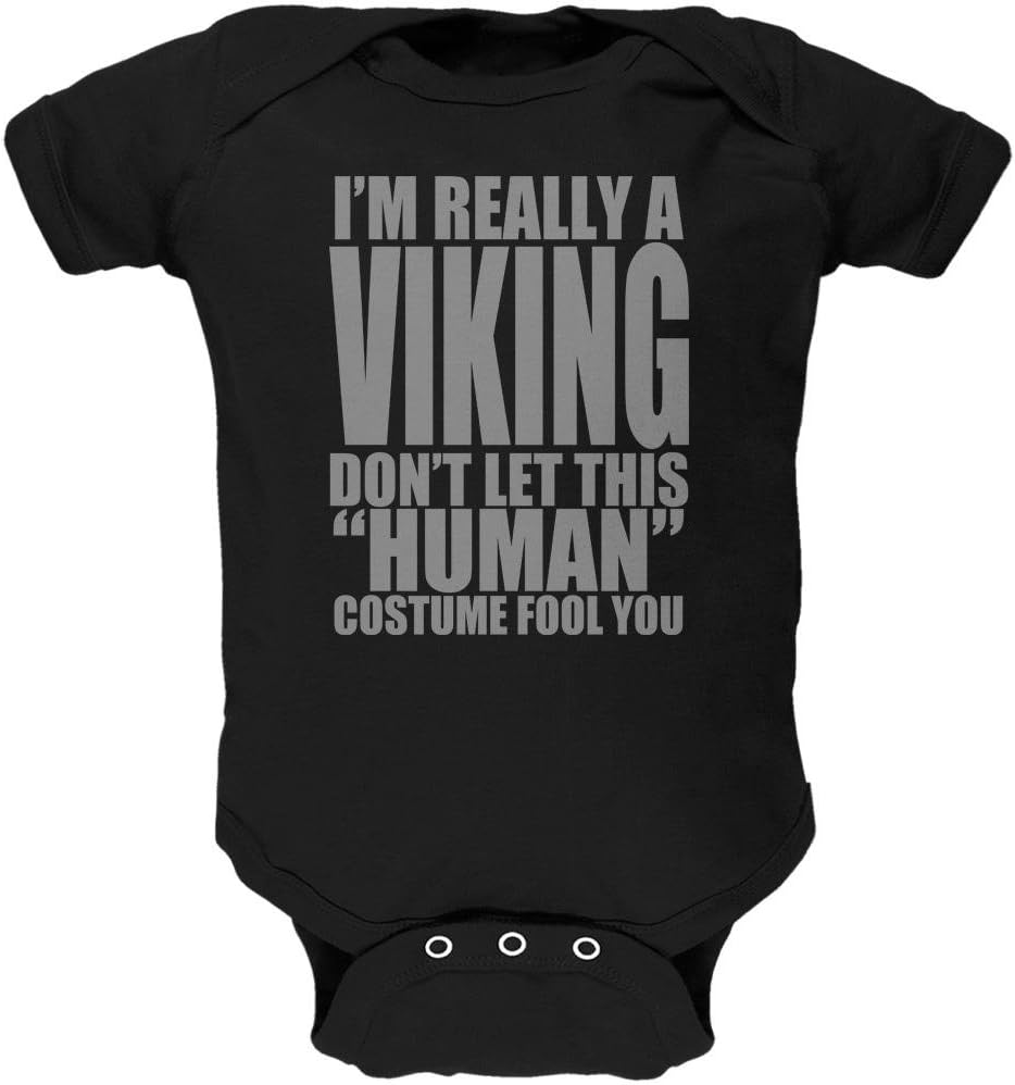 Old Glory Halloween Human Viking Costume Soft Baby One Piece