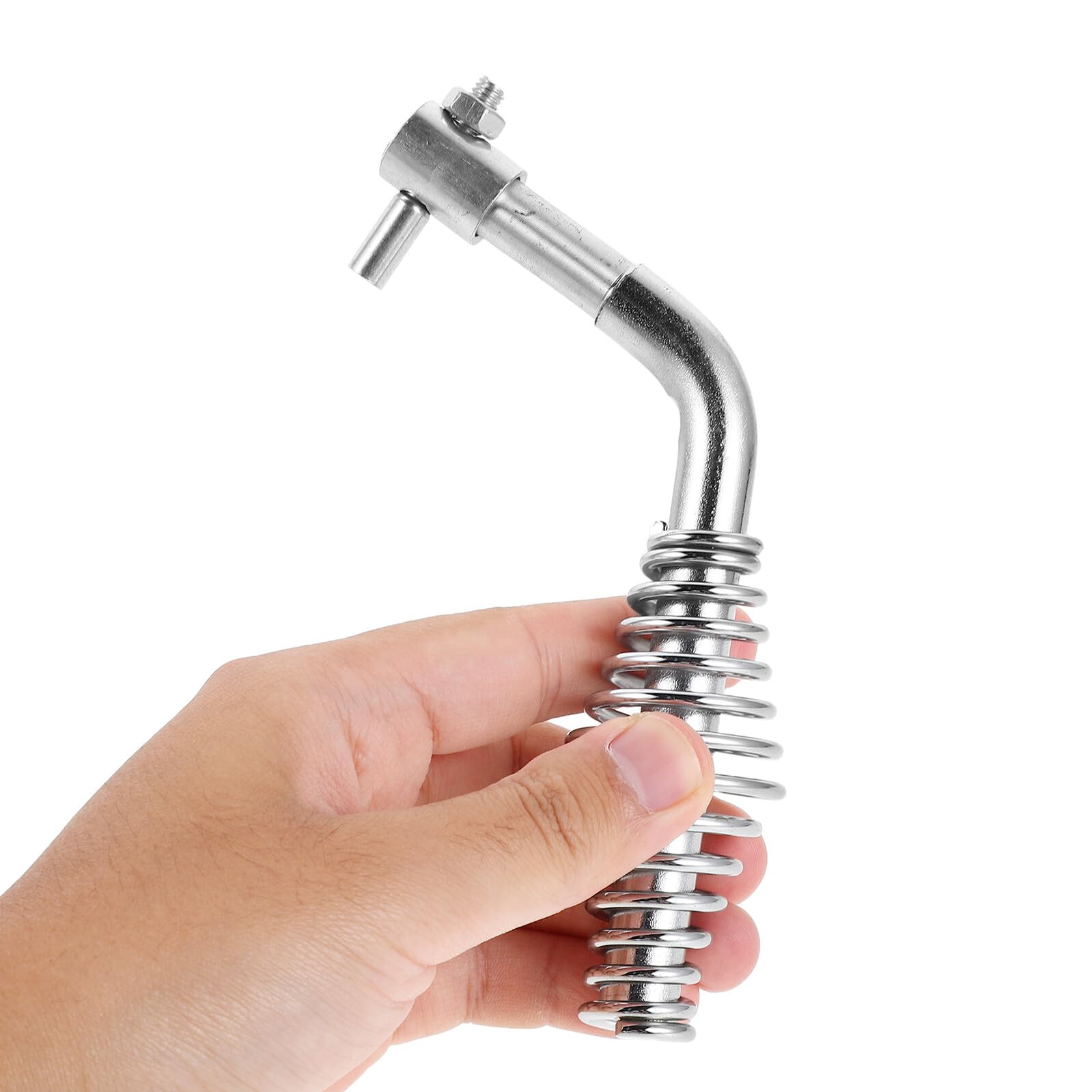 VICASKY Maniglia di Ricambio per Porta Stufa a Legna in Metallo Molla Set 2 Pezzi per Caminetti e Barbecue Accessorio Sostitutivo per Chiusura Sicura e Uso Domestico