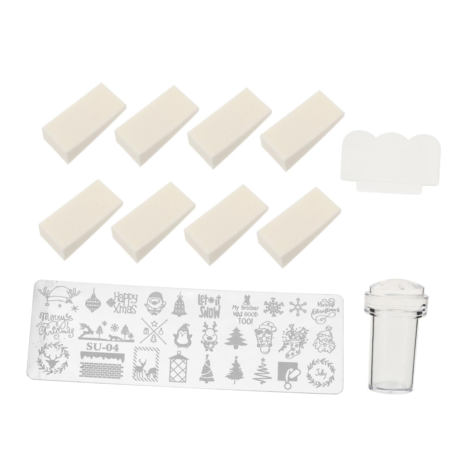 Healeved 5sets Template Creativi Per Nail Art Piastrine Per Stamping Unghie Strumenti Manicure Per Decorazioni Uniche Facili Da Usare Per Tutti Di Esperienza