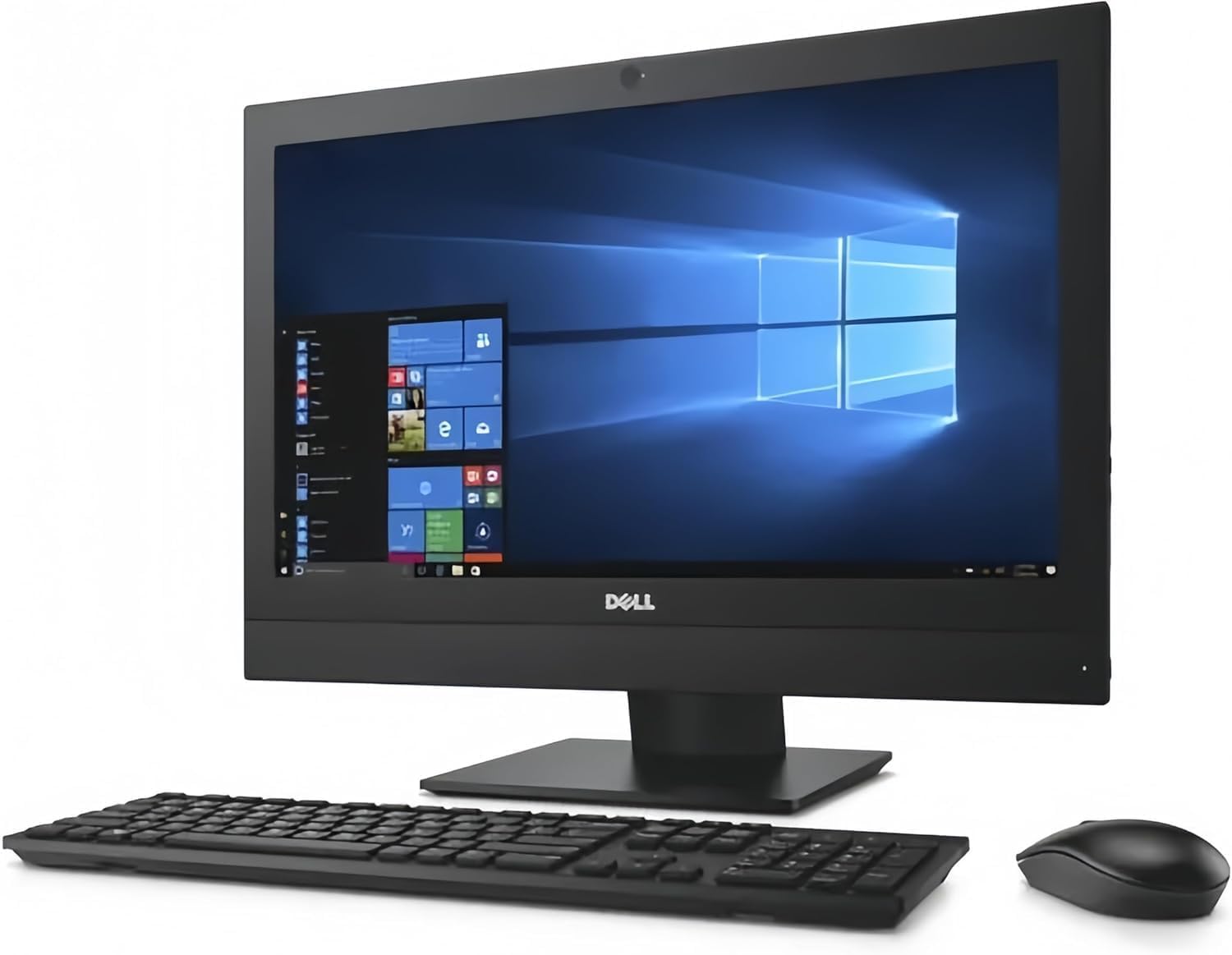 Dell OptiPlex 5250 All-in-One Desktop con schermo da 21,5 pollici, Intel Core i3-7100, 8 GB di RAM, SSD 256 GB, tastiera QWERTY americana, WiFi, Bluetooth, Windows 11 Pro (ricondizionato)