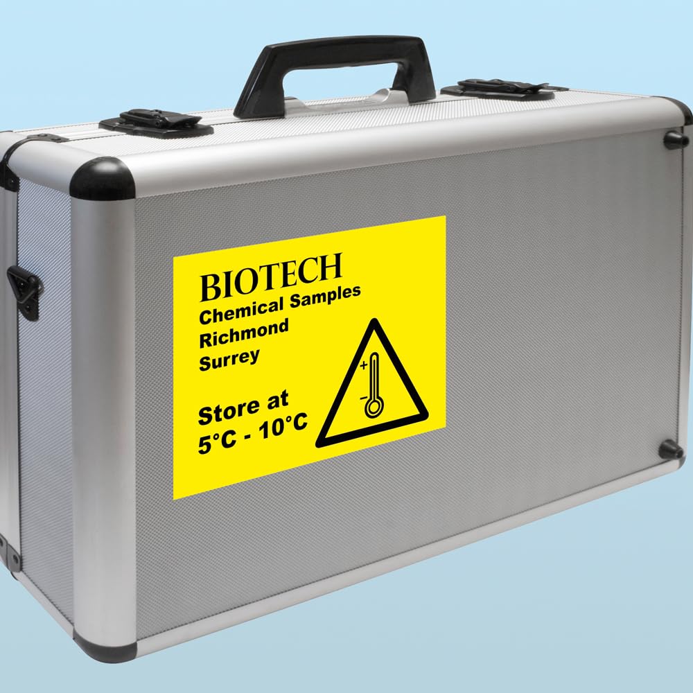 AVERY - 20 Étiquettes Ultra-Resistantes Jaunes Personnalisables Polyester - Format 210 x 297mm - Impression Laser