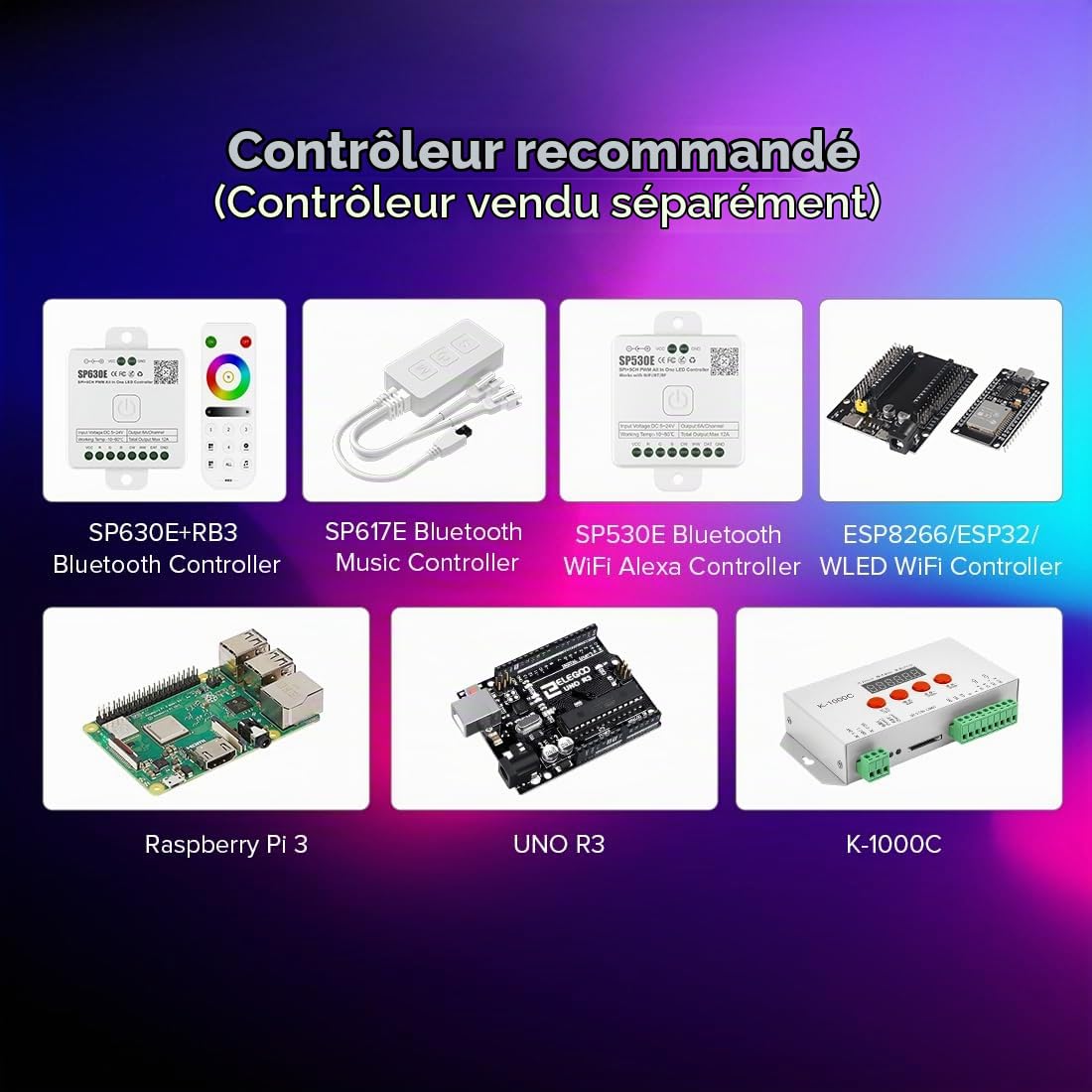 Ruban LED COB WS2814 RGBW IC FCOB 5M 896LEDs/m Bande lumineuse haute densité DC24V 10mm RGB+WW(Blanc Chaud) Ruban Lumineuse IP30 Non éTanche pour les Projets de Bricolage IntéRieurs